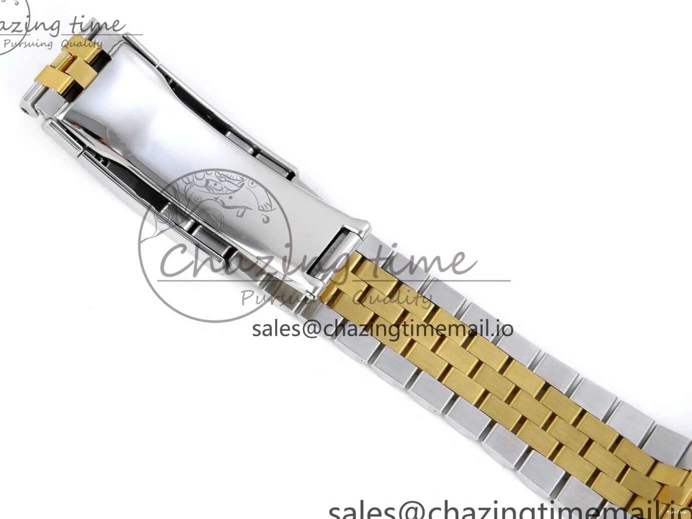 MiroTime 1225 DateJust 36 126233 EWEF Best Edition YG Leaf Dial on SS YG Jubilee Bracelet A Sporty 628